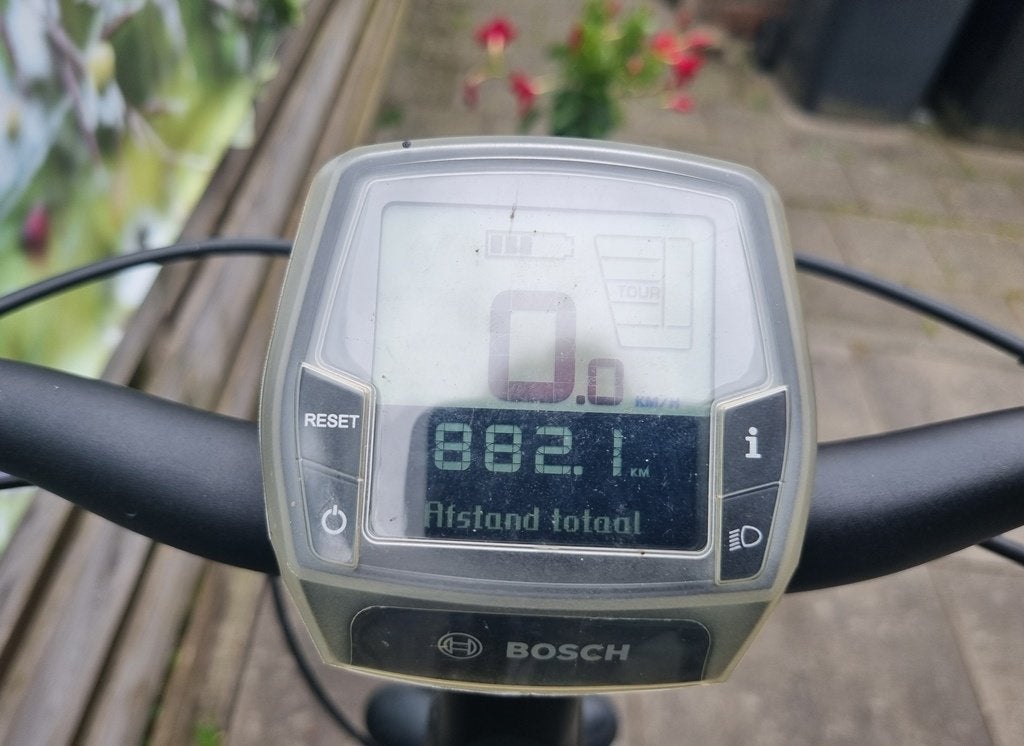 batavus finez ego HMB N7 49 cm bosch plus 400 wh 882 km, Fietsen en Brommers, Fietsen | Dames | Moederfietsen, Ophalen, 2 zitjes