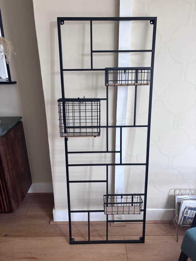 Ophangrek met Bakjes - 150x55cm, Ophalen, Zo goed als nieuw, Overige typen