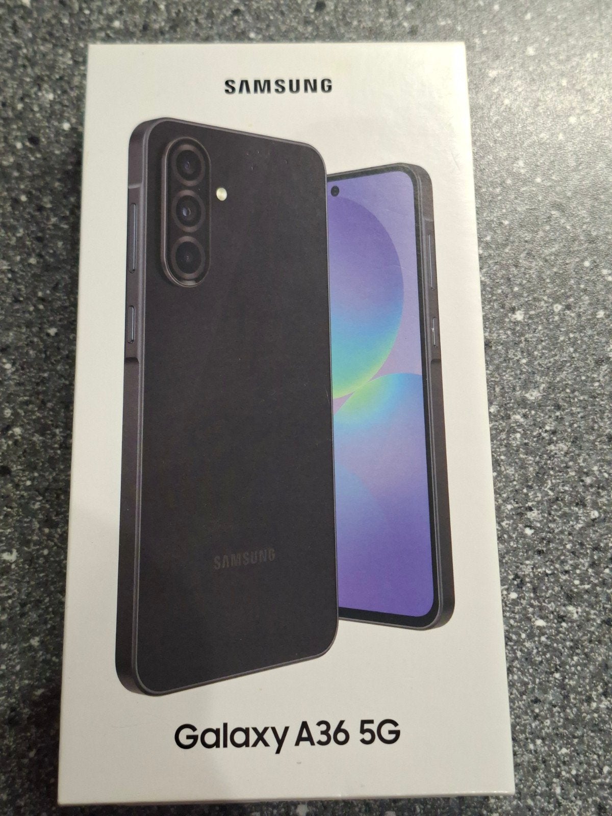 SAMSUNG A36 5G. 128/6 Gb.  Android 17. Compleet in doos., Zwart, Ophalen of Verzenden, Zo goed als nieuw, Galaxy A