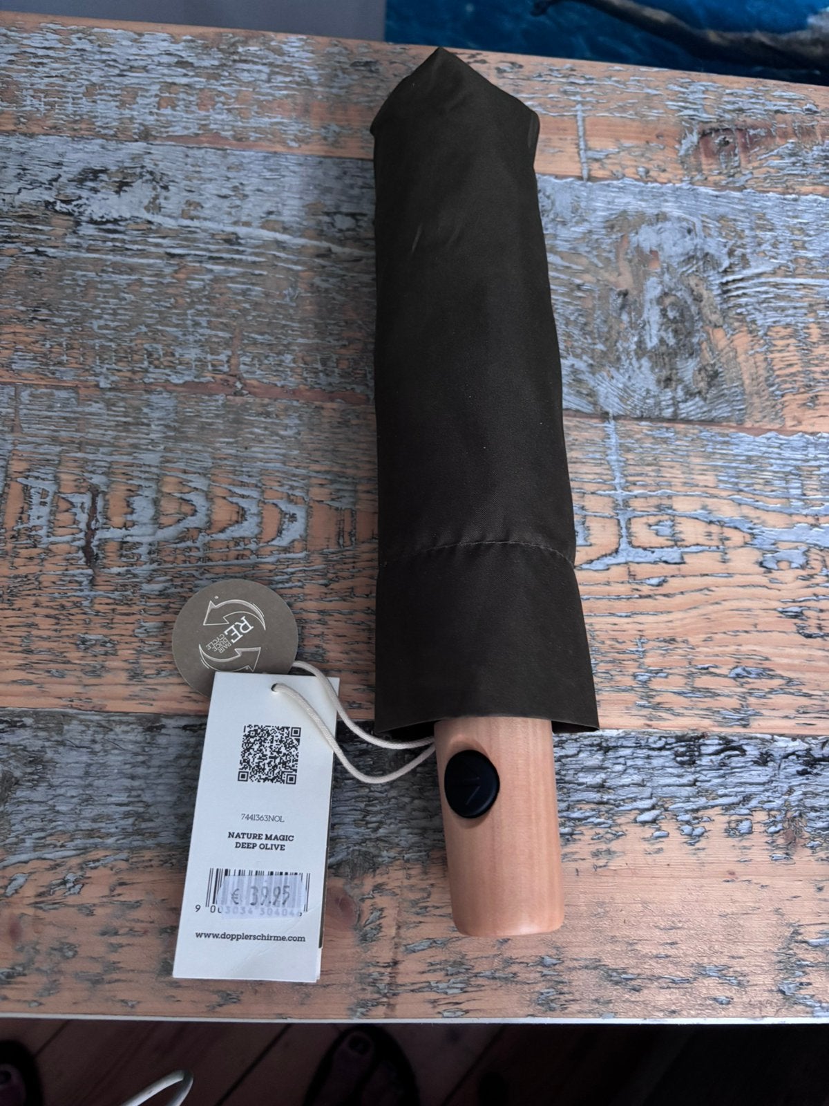 Doppler Nature Magic uni – Deep Olive paraplu, ., Nieuw, Ophalen of Verzenden, .