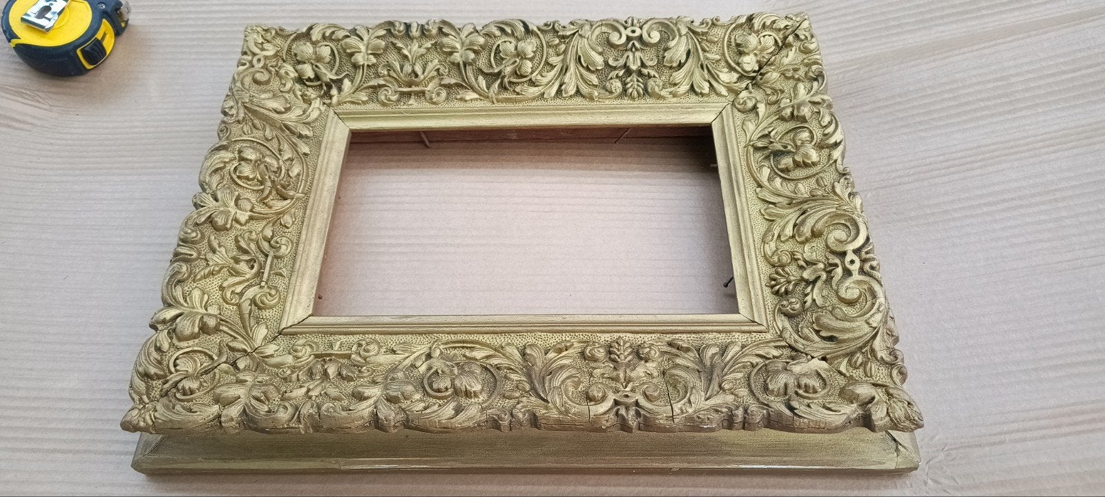 Gouden Barok Fotolijst - 26,5 x 16,5 cm (binnenmaat), Huis en Inrichting, Woonaccessoires | Lijsten, Overige materialen, Gebruikt