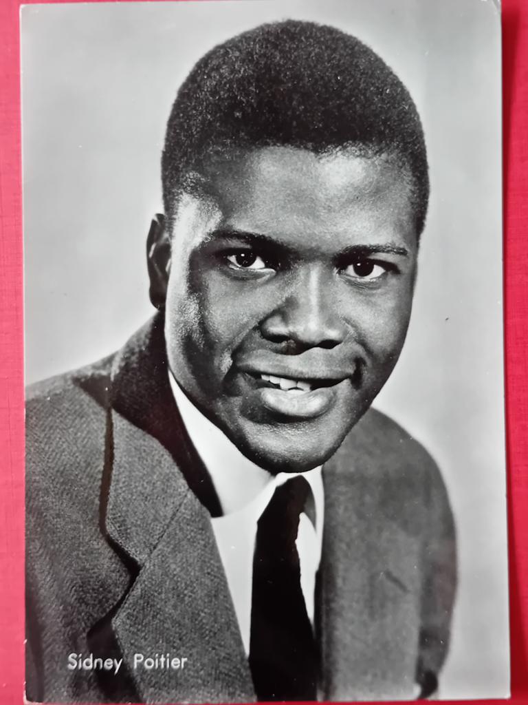 Ansichtkaart Sidney Poitier, Ophalen of Verzenden, Foto of Kaart