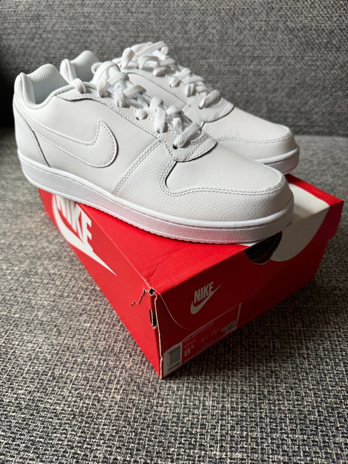 Nike Ebernon Low - Maat 42 - Nieuw in doos, Wit, Nieuw, Ophalen of Verzenden, Sneakers of Gympen