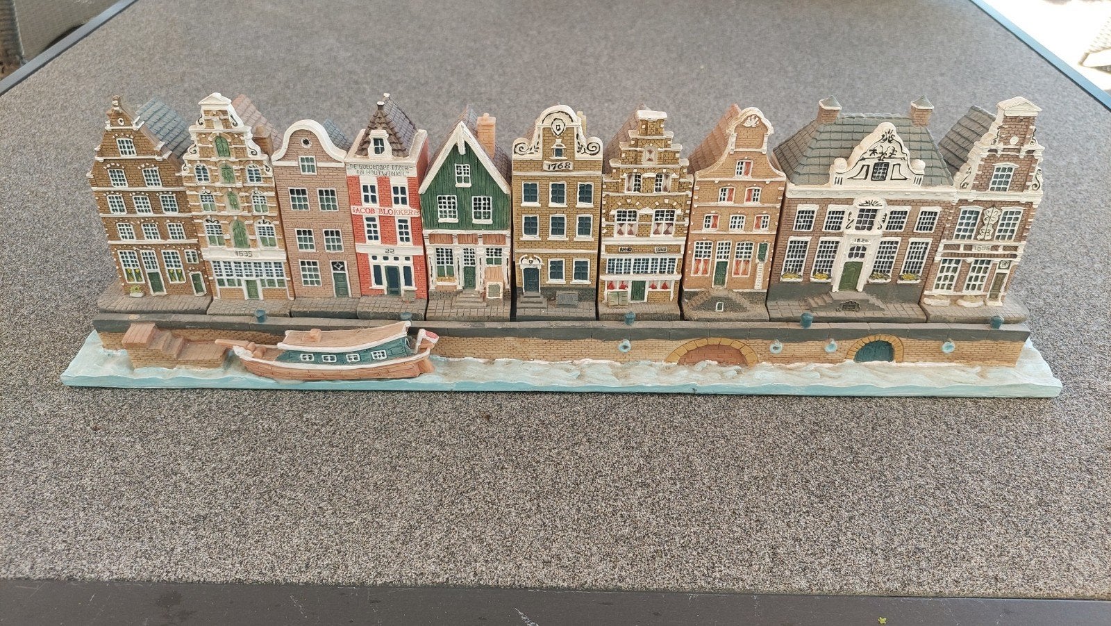 Amsterdamse grachten huisjes., Ophalen of Verzenden