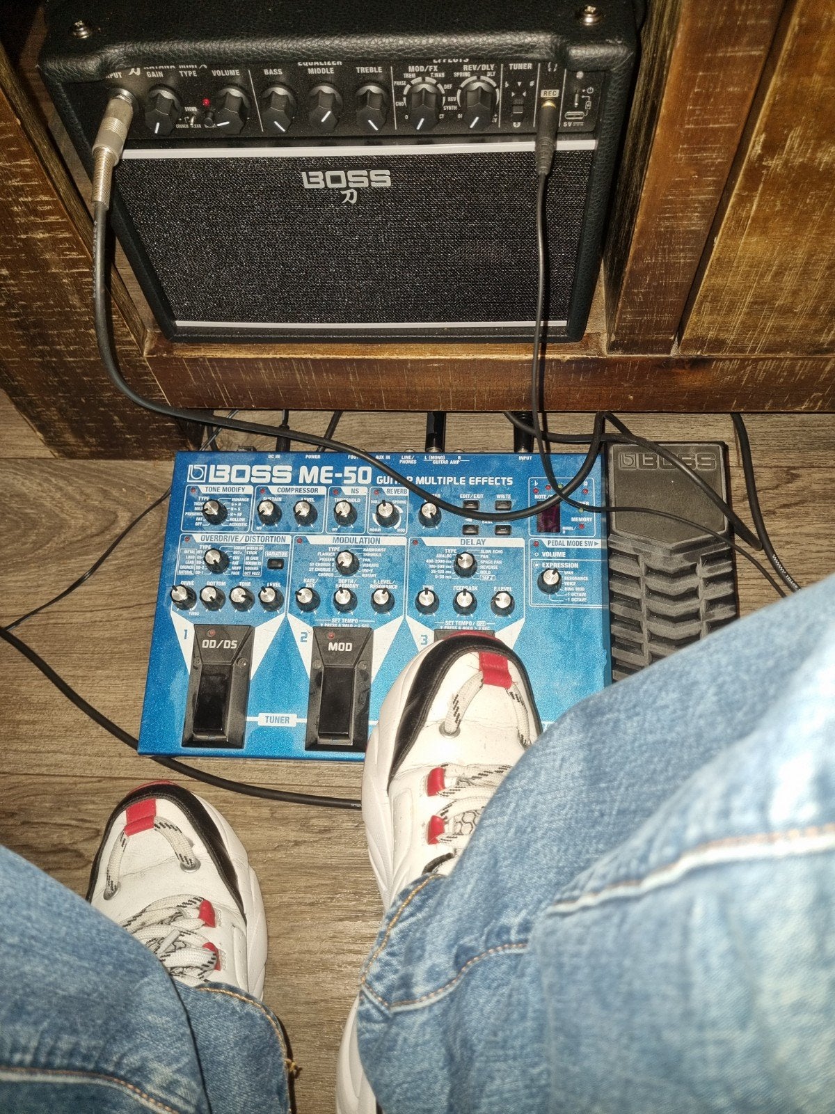 Boss me-50, Muziek en Instrumenten, Effecten, Ophalen of Verzenden, Zo goed als nieuw, Delay of Echo