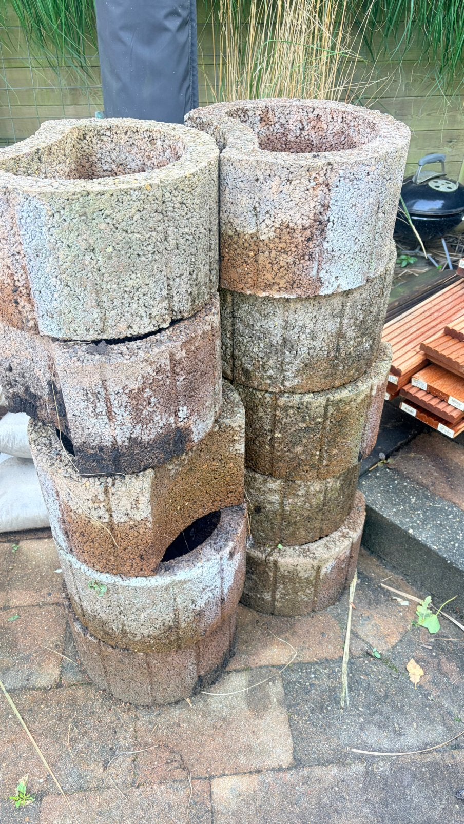 Tuinbakken, Ophalen, Steen, Minder dan 30 cm, Rond