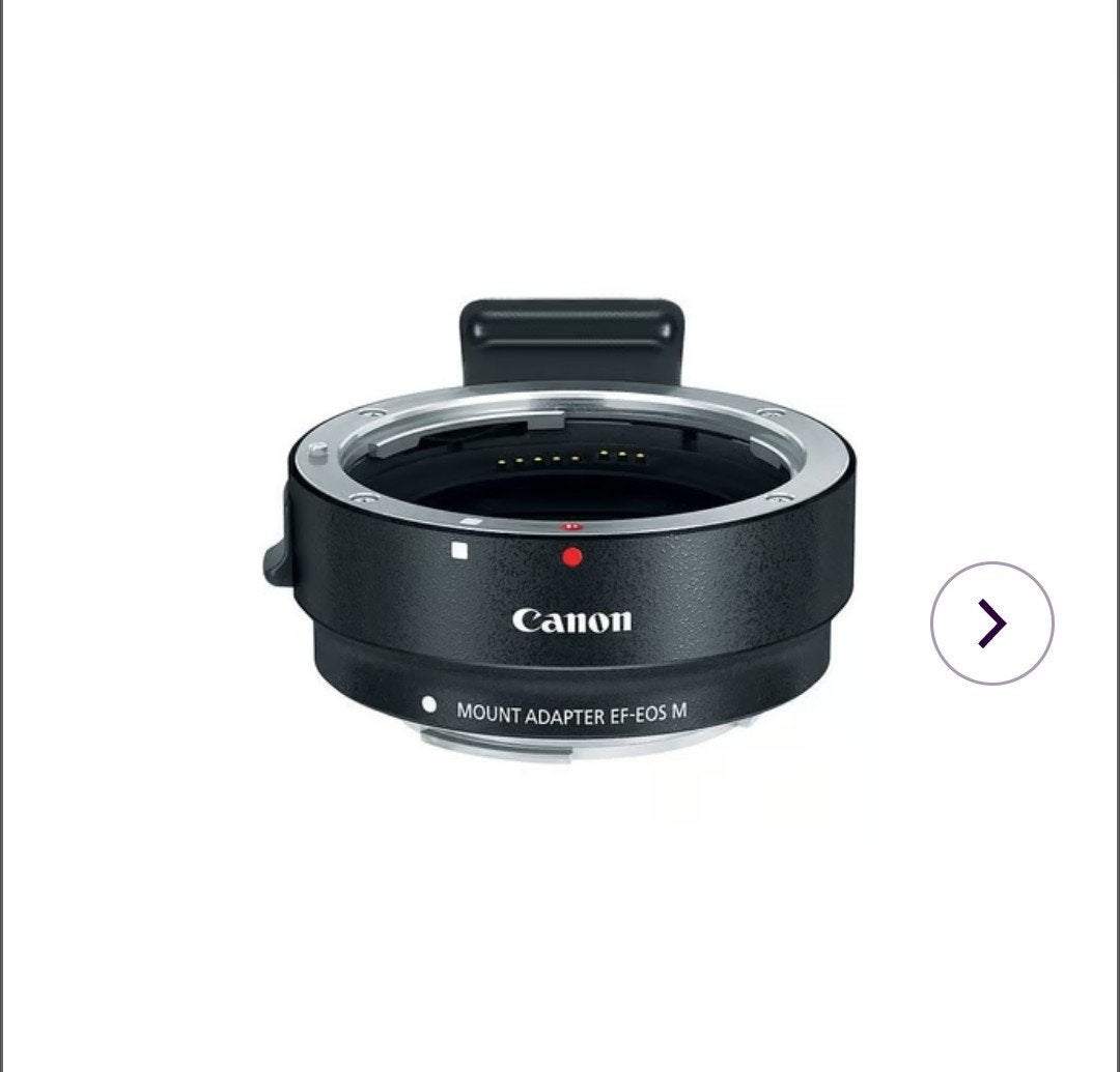 Originele Canon lens adapter EF EOS M, Ophalen of Verzenden, Zo goed als nieuw, Canon, Toebehoren