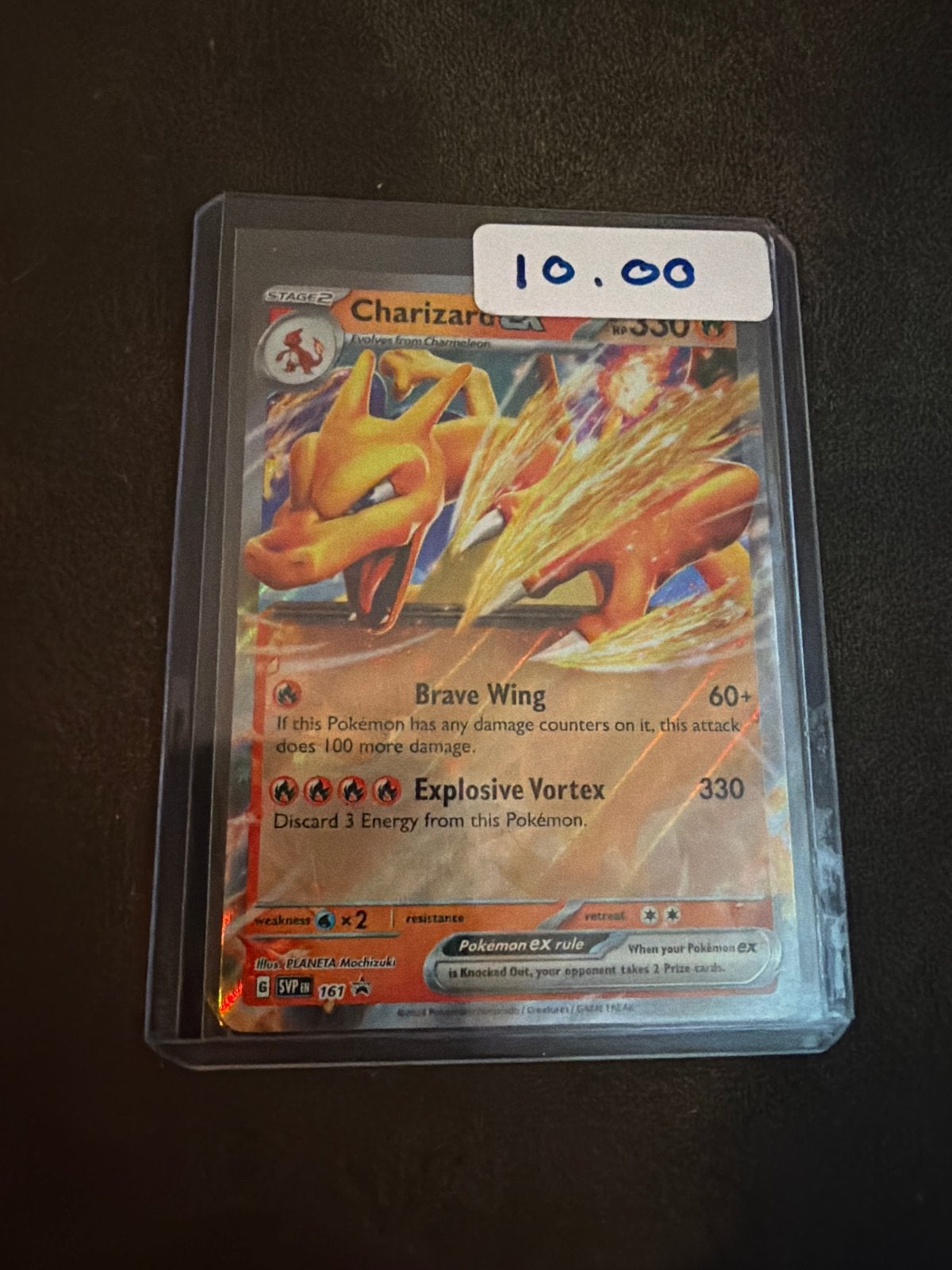 Pokémon Kaart Charizard EX 161/XY-P - Zeldzaam, Ophalen of Verzenden, Zo goed als nieuw, Losse kaart