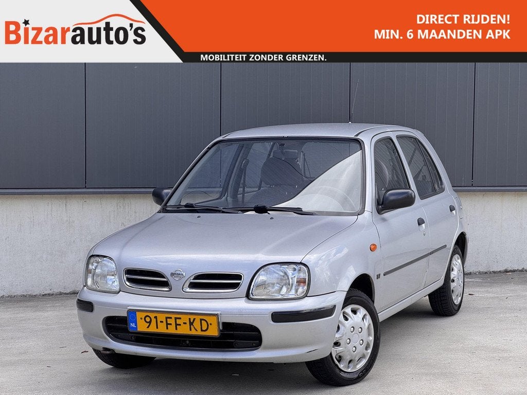 Nissan Micra 1.0 GL N-CVT / AUTOMAAT / Trekhaak / 5 deurs, Stof, 4 cilinders, 840 kg, 450 kg