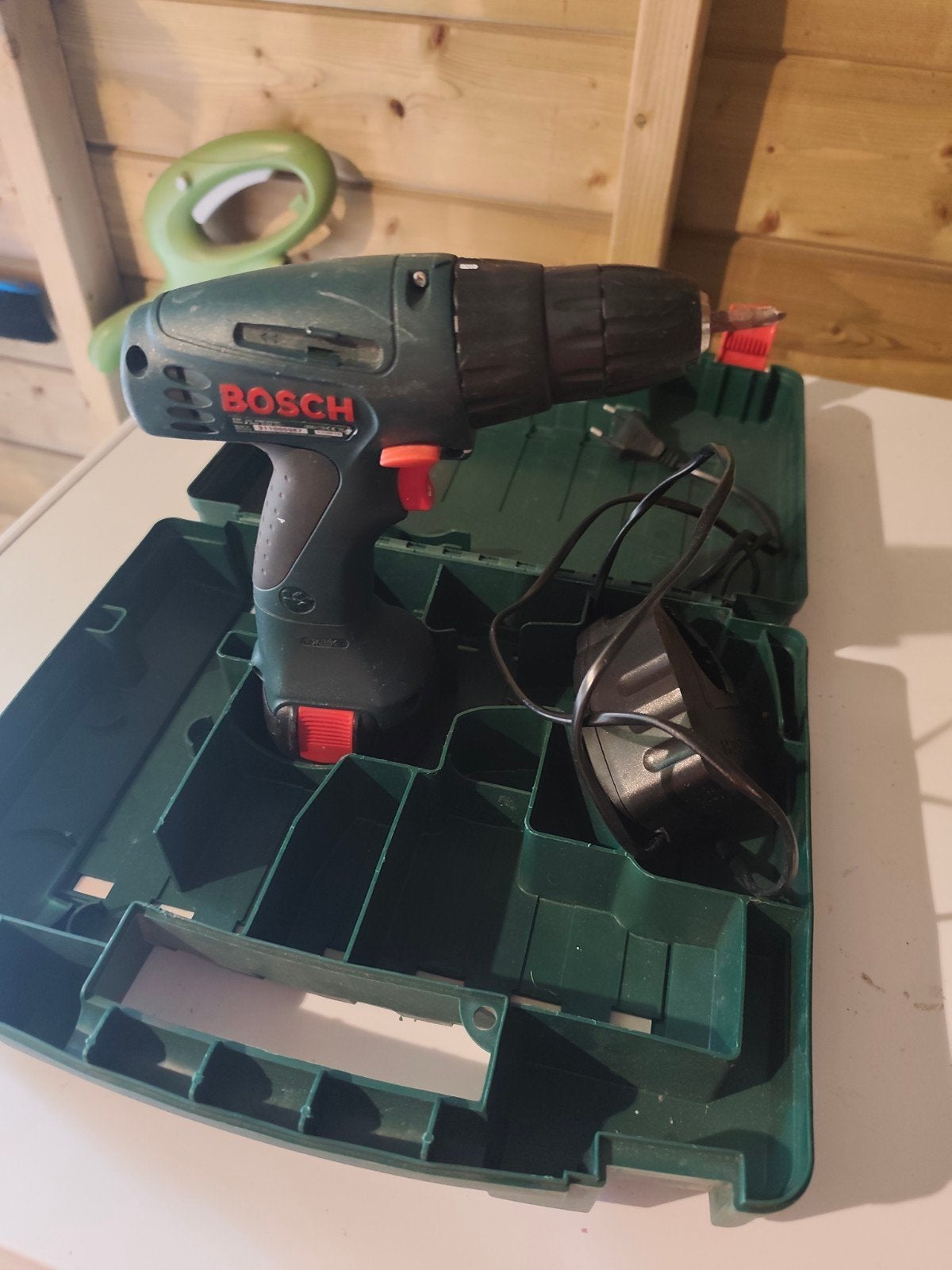 Boormachine Bosch psr 960, Doe-het-zelf en Verbouw, Gereedschap | Boormachines, Ophalen, Gebruikt, Boormachine