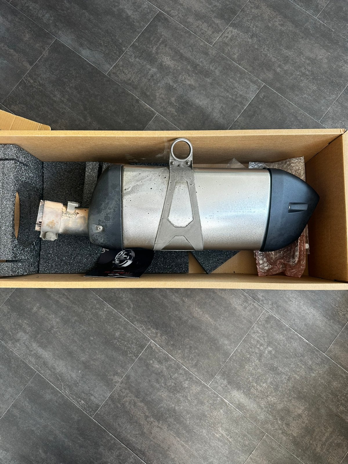 Originele BMW GS1250A 2021 einddenmper, Motoren, Onderdelen | BMW, Ophalen of Verzenden, Gebruikt