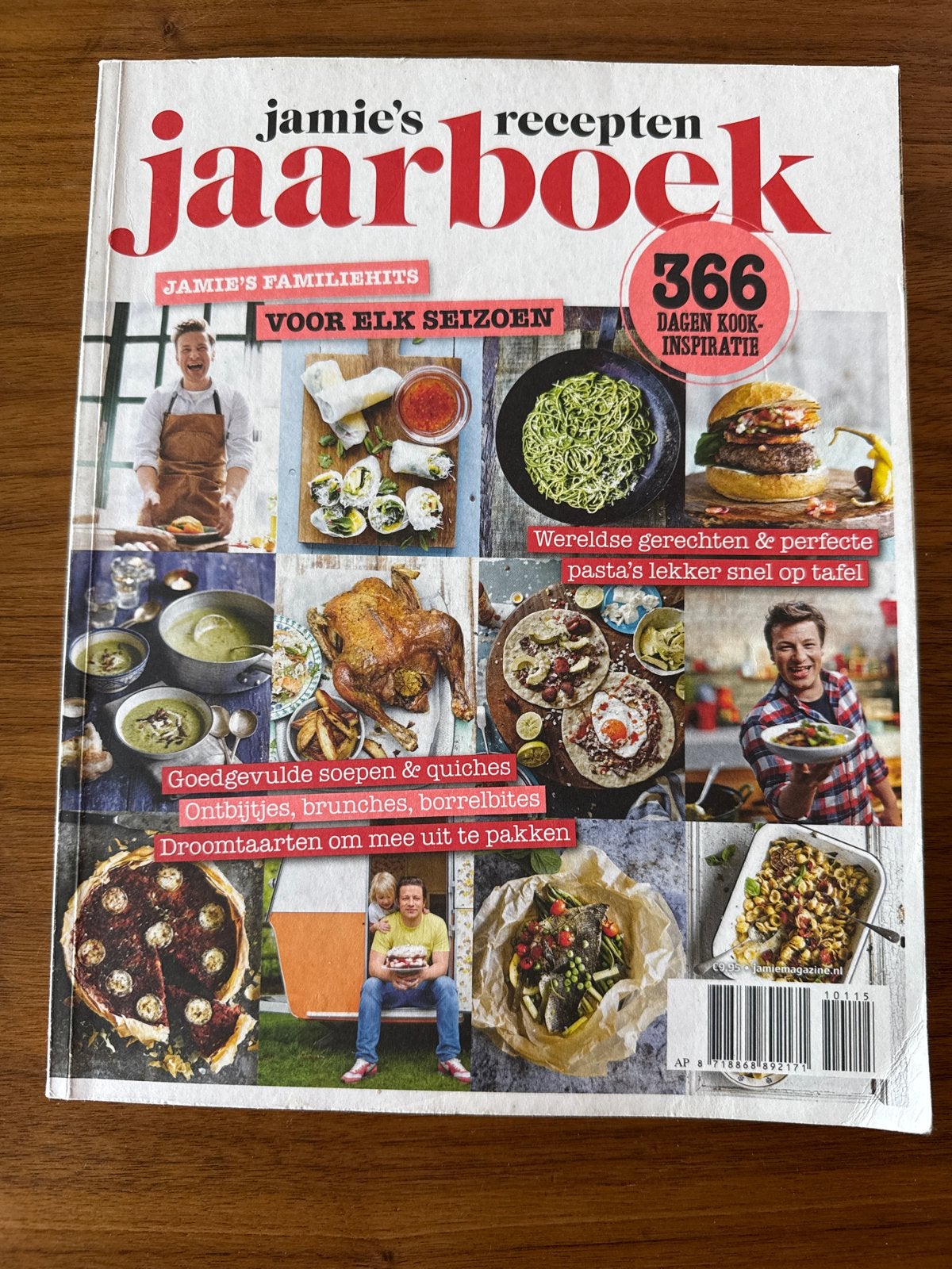 Jamie's Recepten Jaarboek: 366 Dagen Kookinspiratie, Ophalen of Verzenden, Gelezen, Overige gebieden, Voorgerechten en Soepen