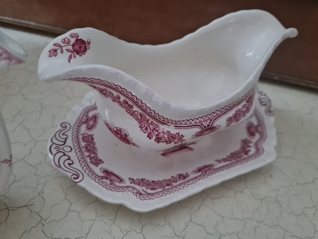 Antieke sauciere, Ophalen of Verzenden