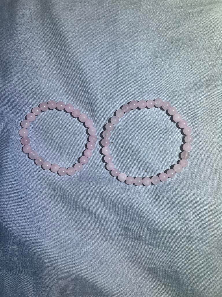 2 natural stones bracelets, Ophalen of Verzenden, Zo goed als nieuw, Staal, Oor- of Traguspiercing