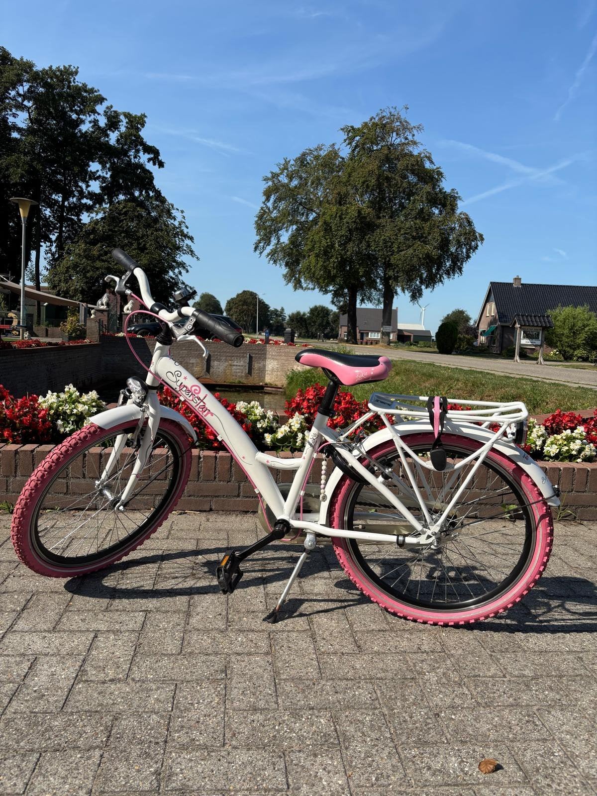 loekie meisjesfiets 22 inch, Fietsen en Brommers, Fietsen | Meisjes, Ophalen, Gebruikt, 22 inch
