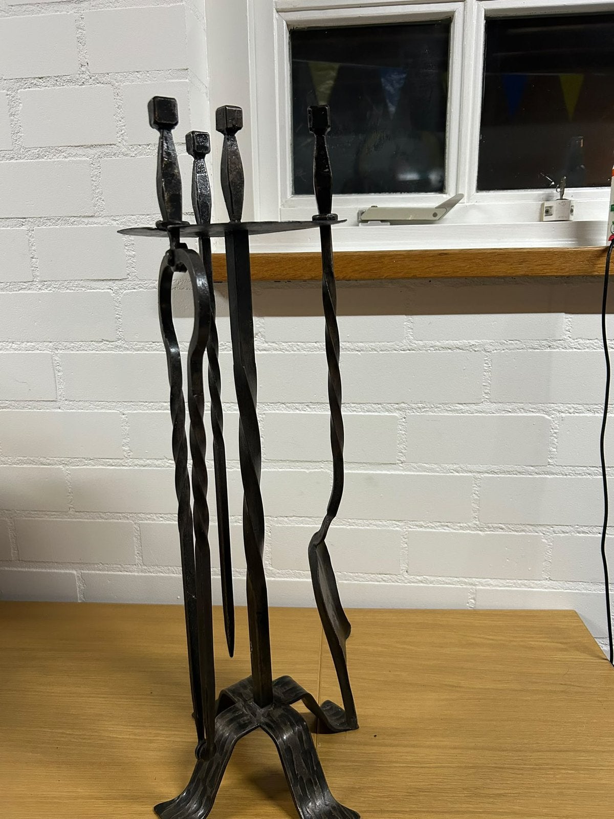 Open haard set / kachelgereedschap, Ophalen, Gebruikt, Houthaard