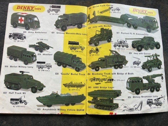 Boekje oude modellen Dinky Toys, Ophalen of Verzenden, Gebruikt, Overige typen