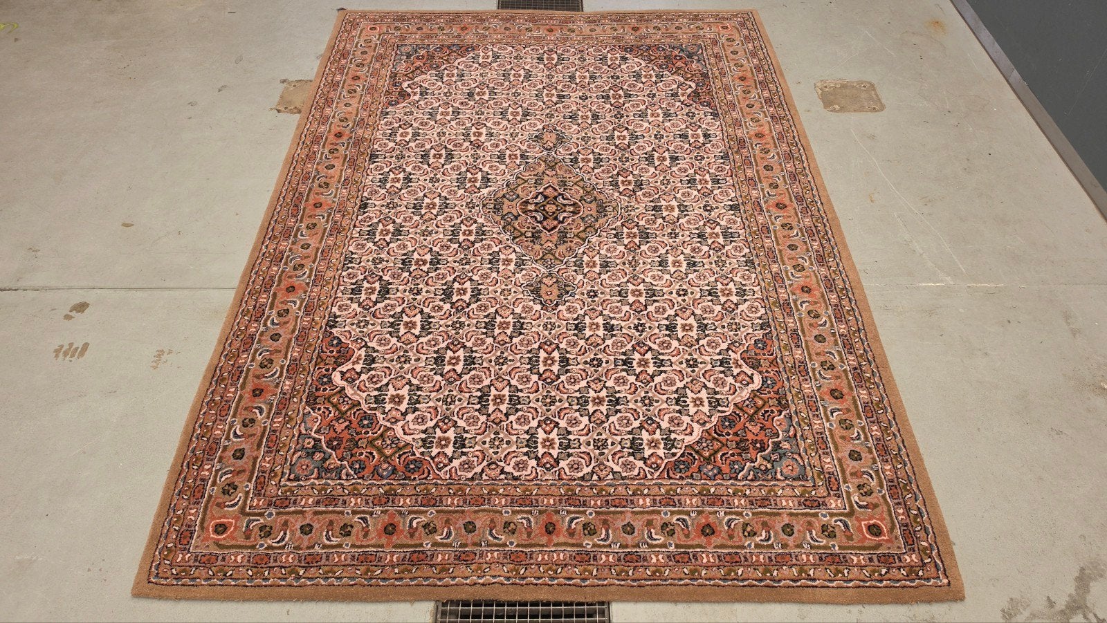 Handgemaakt oosters wol Persian tapijt Bidjar 248x348cm