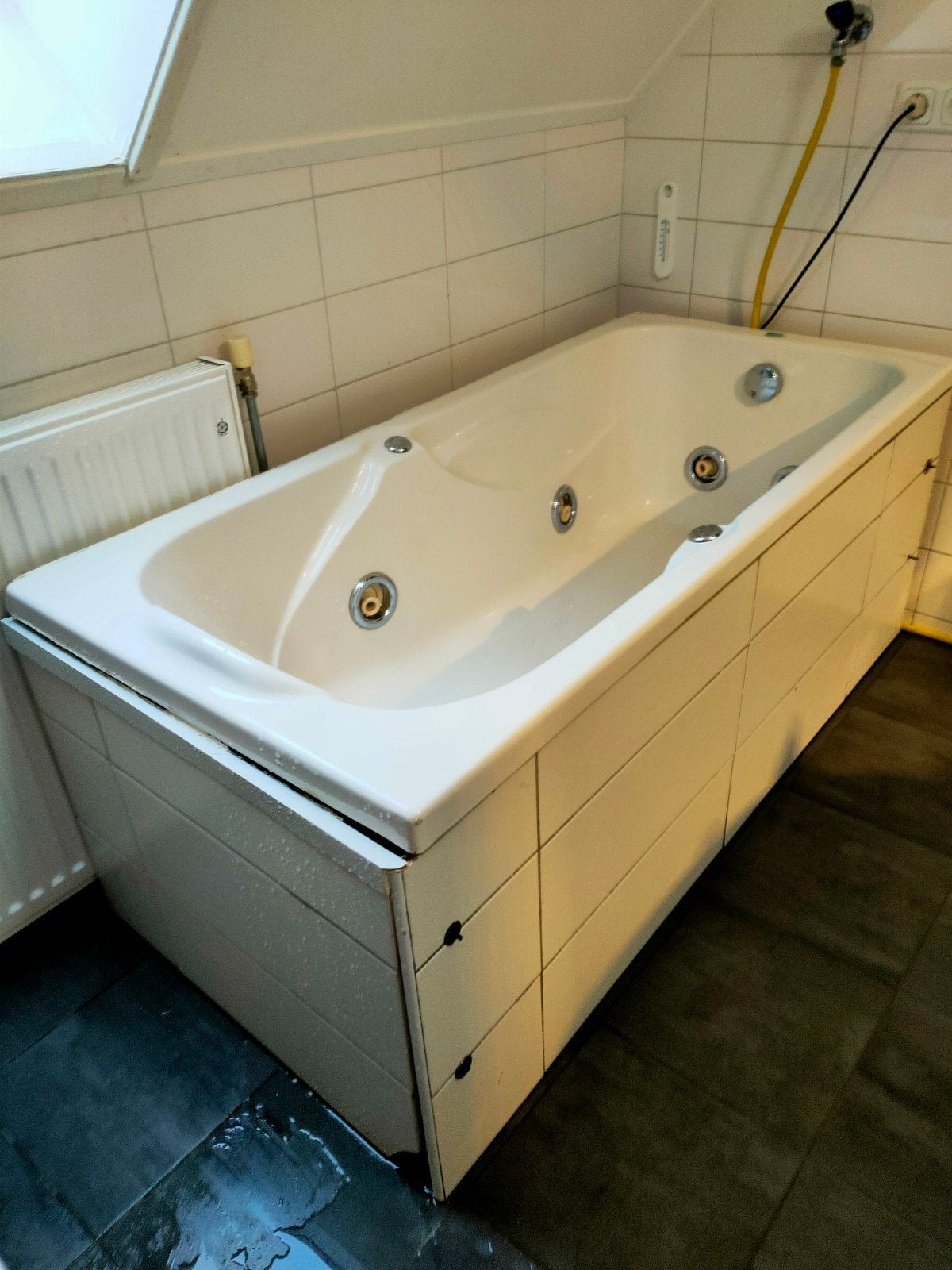 Ligbad met 6 jets, 150cm lang, Ophalen, Gebruikt, Bad