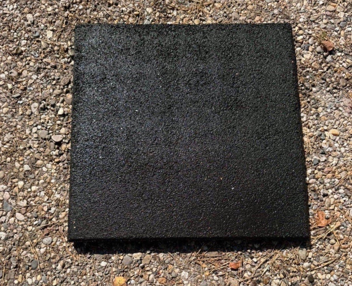 Rubberen tegels ca 50x50x2,5 speeltoestel dak ed 19 stuks, Tuin en Terras, Ophalen, Gebruikt, Overige typen, Rubber