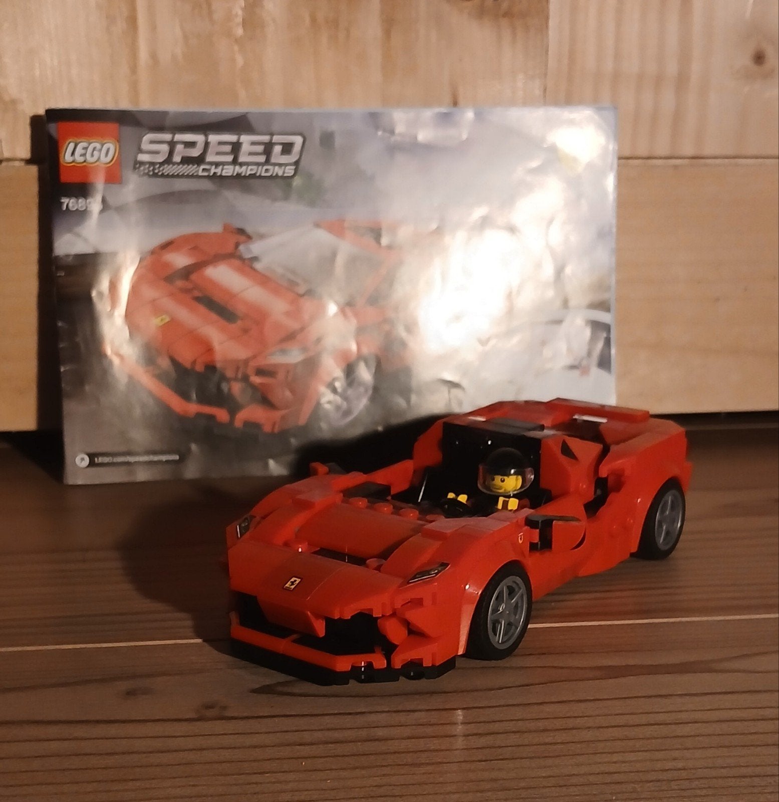 Lego speed champions 76895 Ferrari F8 Tributo, Lego, Zo goed als nieuw, Inclusief instructies, Complete set