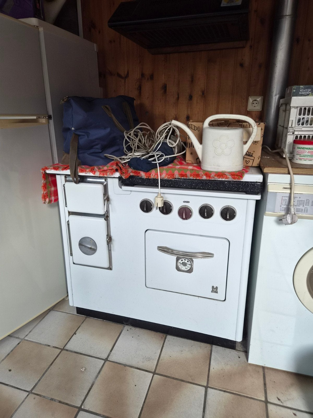 Antiek Etna Fornuis - Klassieke Keukenblikvanger, Ophalen, Gebruikt, 4 kookzones, Gas