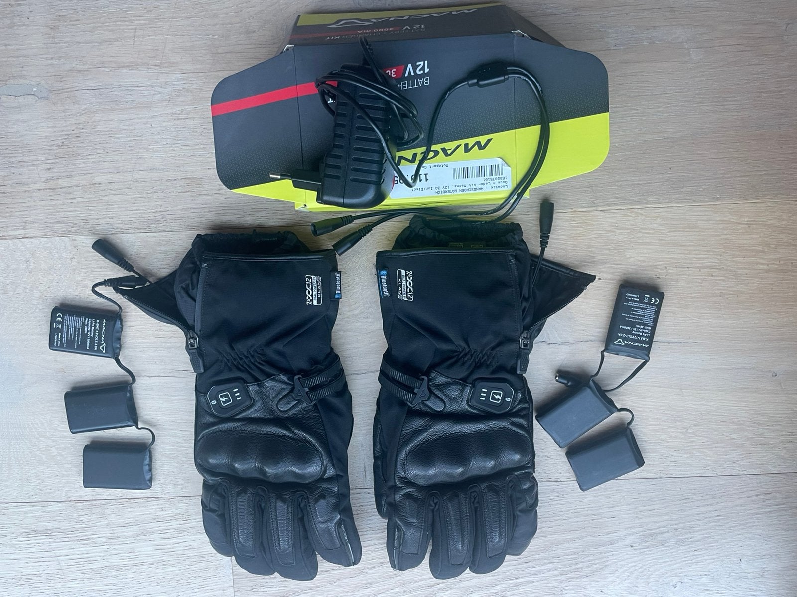 Macna verwarmde motorhandschoenen 2XL, Motoren, Ophalen of Verzenden, Tweedehands, Handschoenen