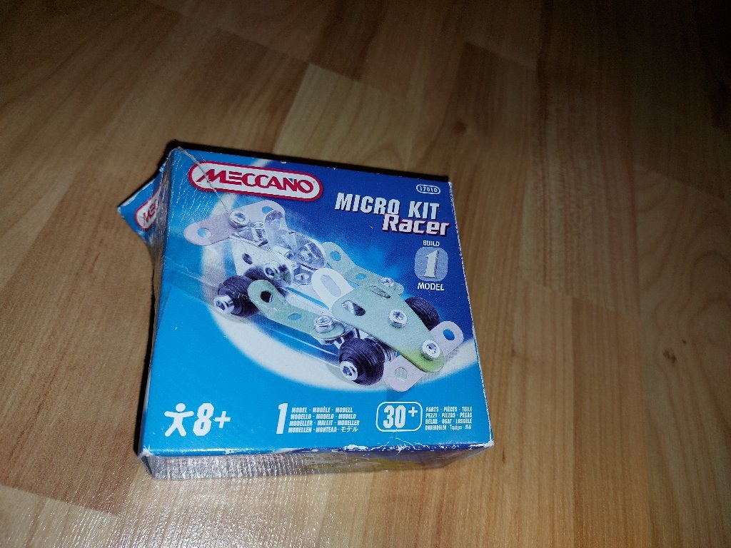 Meccano micro kit racer, Ophalen of Verzenden, Zo goed als nieuw, Bouwen