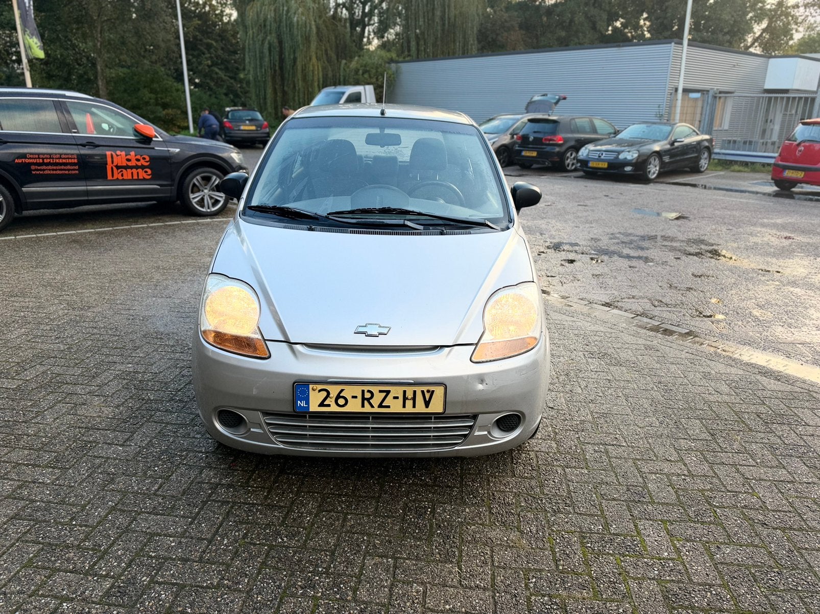 Chevrolet Matiz 0.8 2005 Grijs Nw Apk Km 76166 Nap Stuurbekr, Voorwielaandrijving, Origineel Nederlands, Bedrijf, 19 km/l