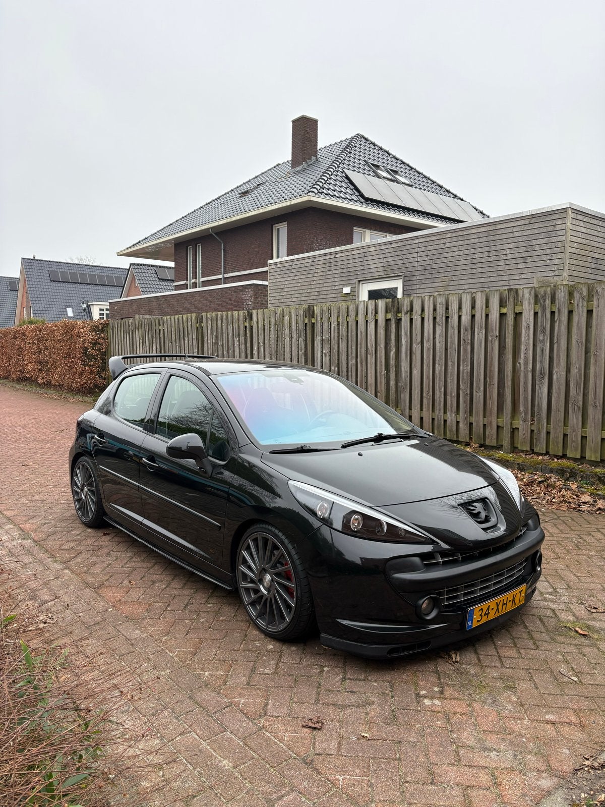 Peugeot 207 1.6 VTI 16V 5DR 2007 Zwart, Auto's, Peugeot, Voorwielaandrijving, 4 cilinders, Zwart, Origineel Nederlands