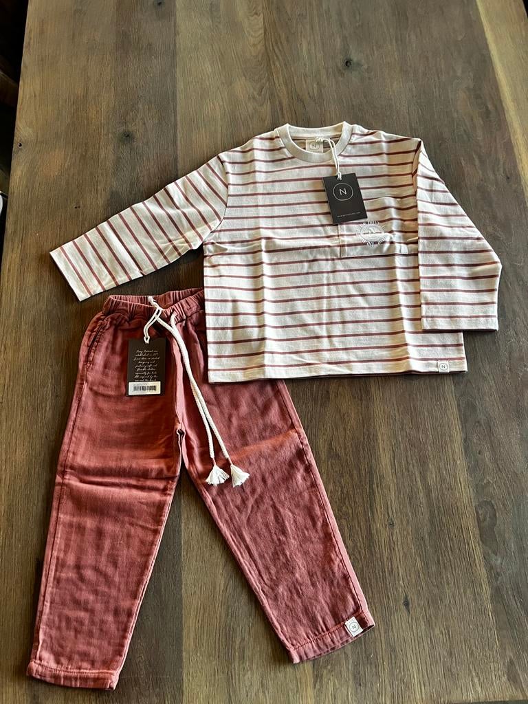 Navy Natural set, nieuw, maat 110-116, Ophalen of Verzenden, Nieuw, Jongen of Meisje, Setje