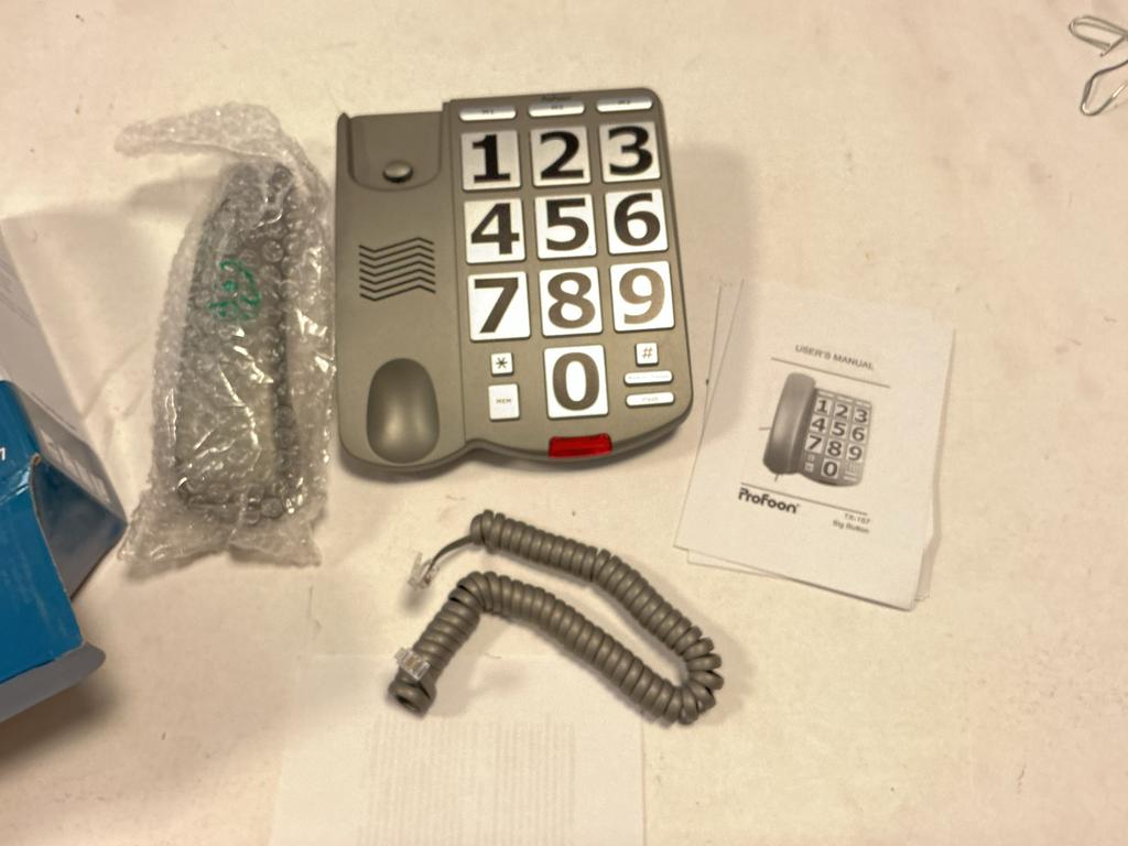 Profoon CARE TX-157 Bureautoestel met grote toetsen, Ophalen of Verzenden, Nieuw