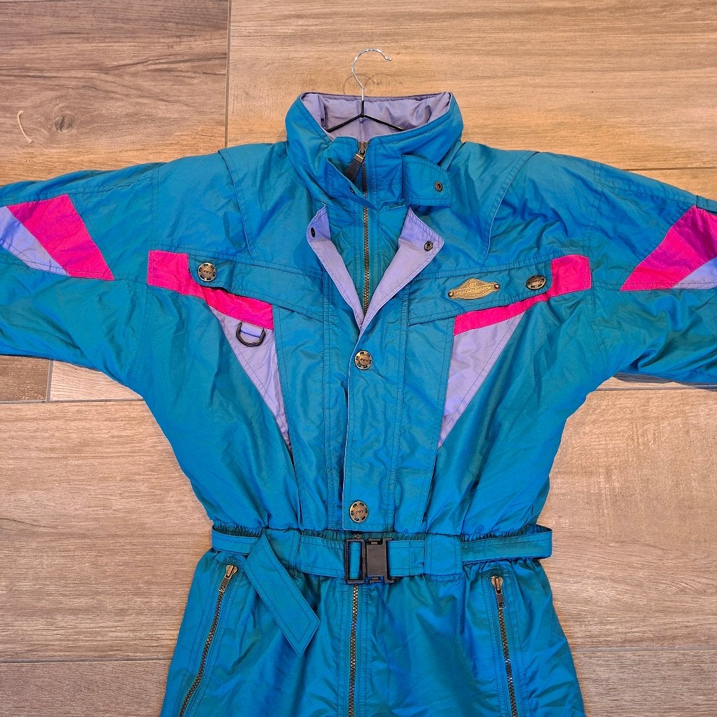 Vintage / retro 90s fout skipak maat M / 48 merk Monplay, Kleding | Heren, Maat 48/50 (M), Monplay, Ophalen of Verzenden, Gedragen