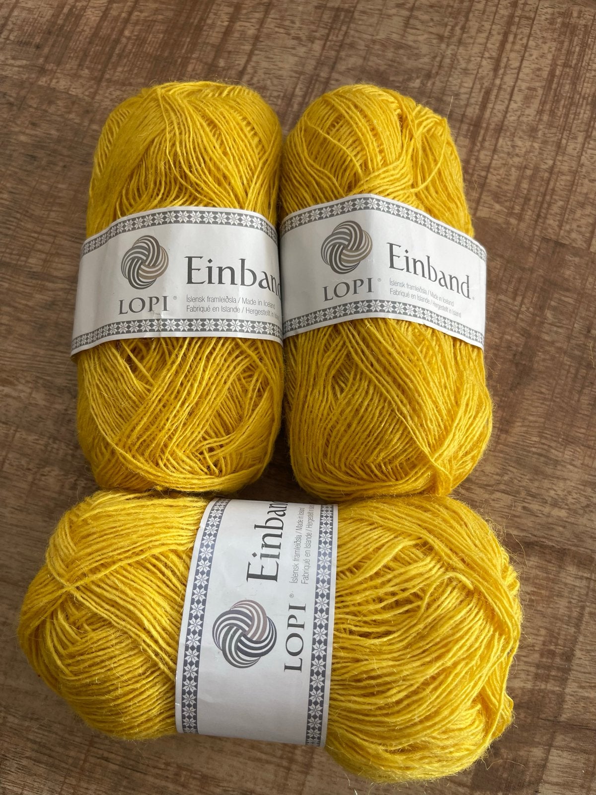 Lopi Einband IJslandse wol garen - Citron - 150 gr 750 m, Ophalen of Verzenden, Nieuw, Breien of Haken, Wol of Garen