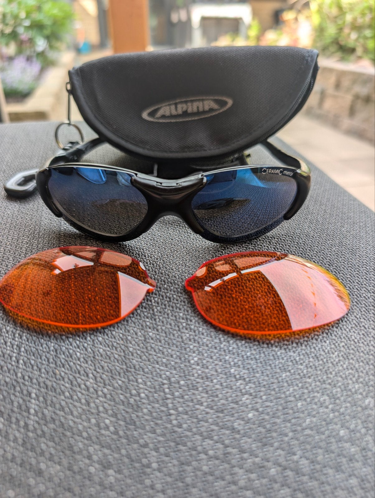 Sportbril Alpina Ceramic Mirror, Ophalen of Verzenden