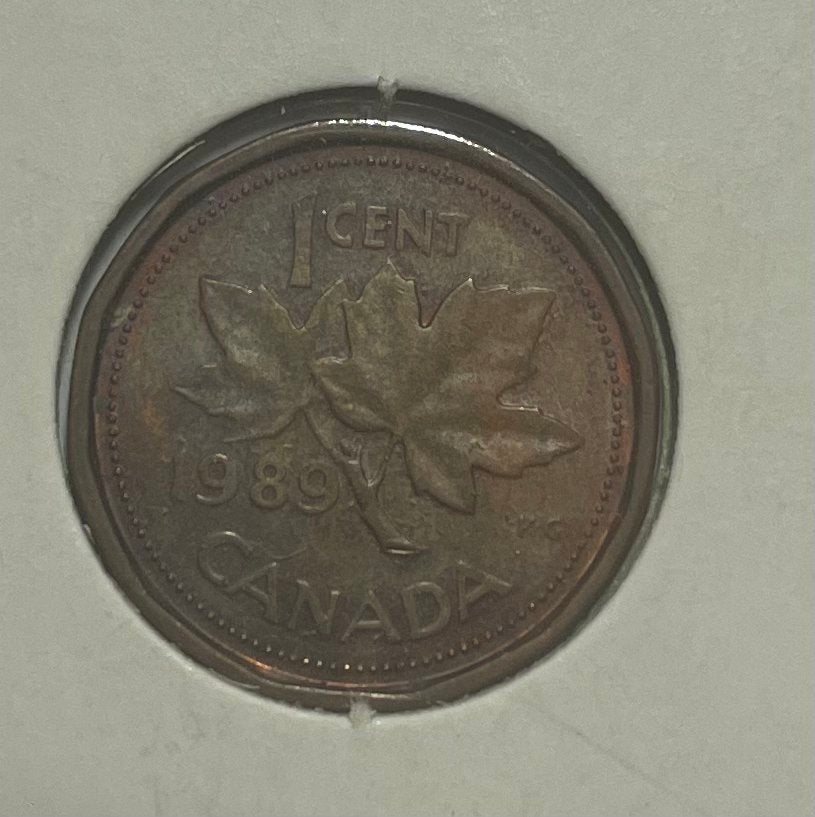 1 cent Canada 1989, Ophalen of Verzenden, Noord-Amerika