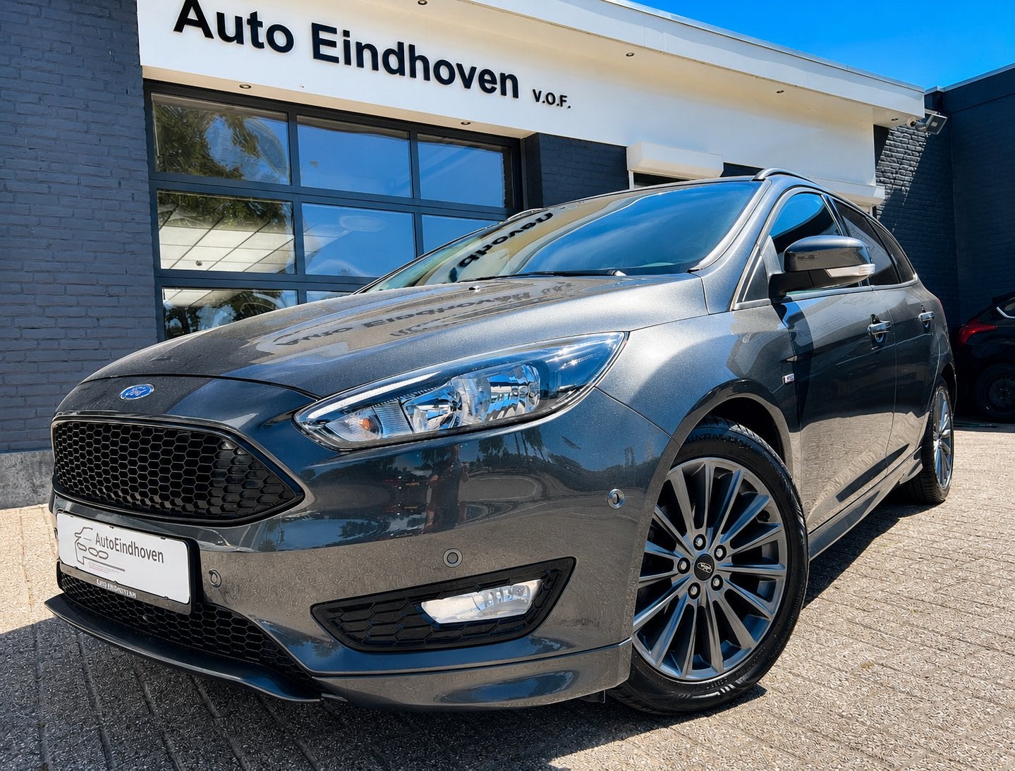 Ford Focus 1.0 ST-Line,Turbo,140pk,Station,Carplay €8995,-, Stof, Zwart, Handgeschakeld, 1216 kg