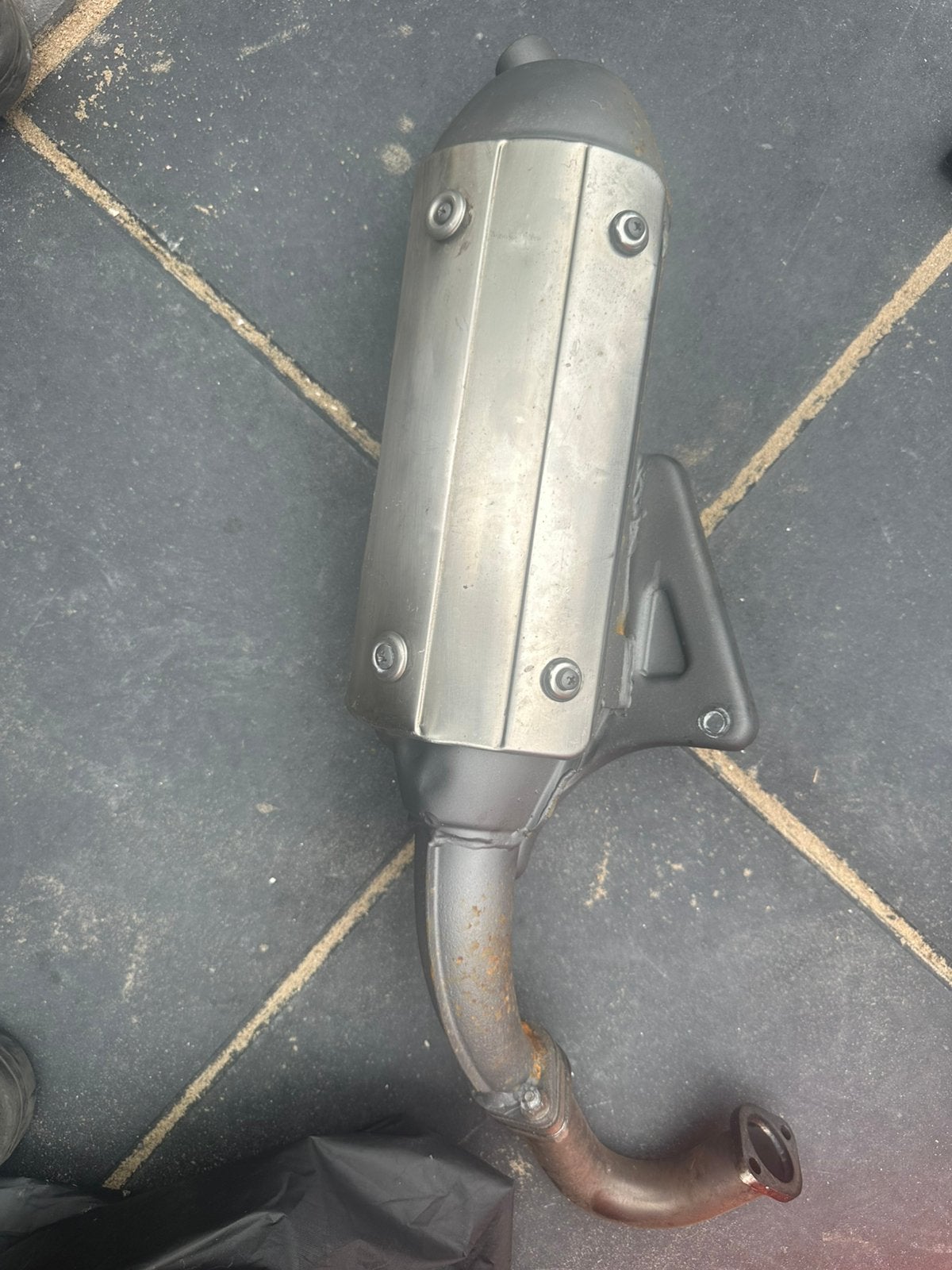 Piaggio SM06 uitlaat 180cc 125cc, Ophalen of Verzenden, Gebruikt