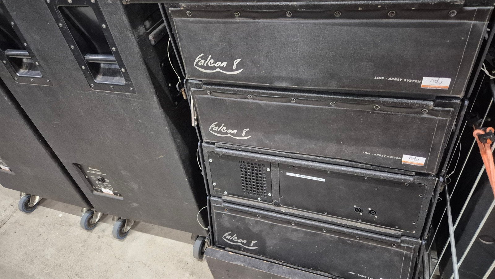 Musicson Falcon 8 Line Array Systeem met Subwoofers, Audio, Tv en Foto, Luidsprekers, Ophalen, Subwoofer, Overige merken