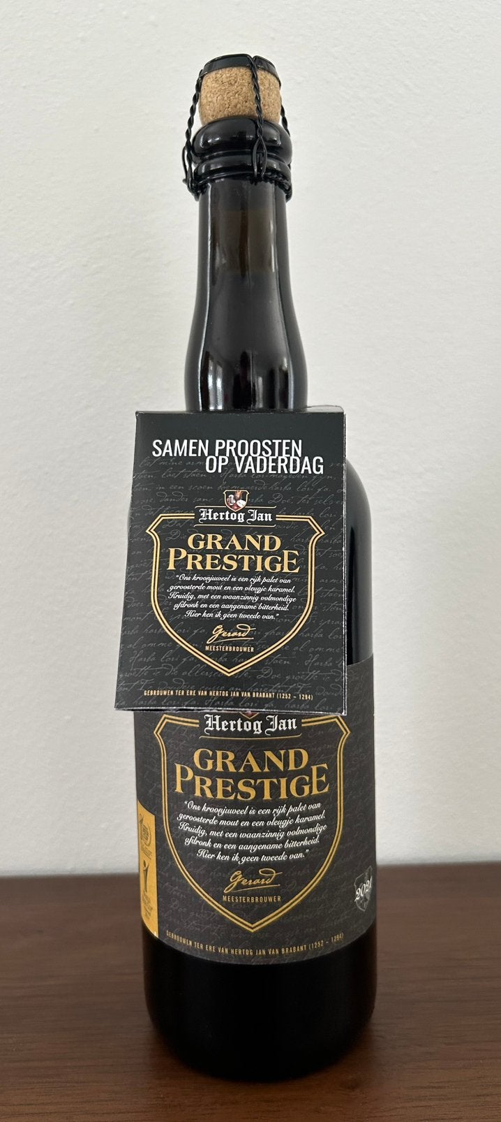 Hertog Jan Grand Prestige 2021 vaderdag editie, Verzamelen, Ophalen of Verzenden, Nieuw, Flesje(s), Hertog Jan