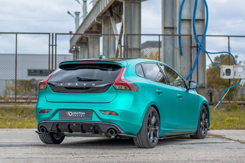 Voorlip sideskirt spoiler diffuser Volvo V40 R-design 12-19, Ophalen of Verzenden