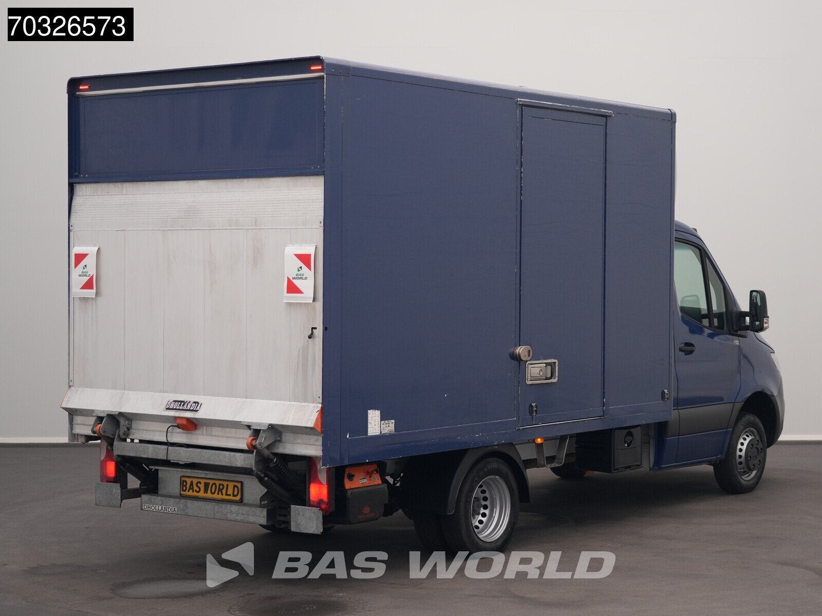 Mercedes Sprinter 515 CDI Laadklep Zijdeur Dubbellucht Bakwa, Stof, Gebruikt, Euro 6, 4 cilinders