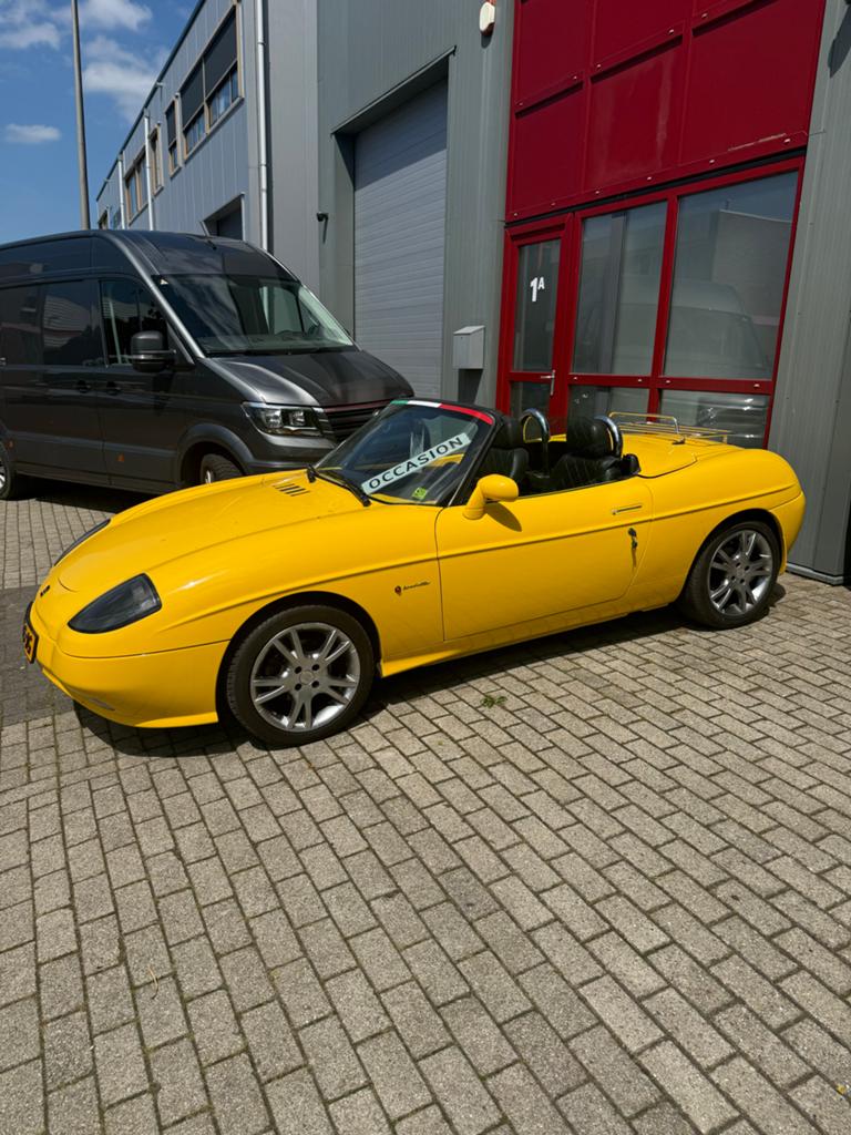 Fiat Barchetta 1.8 16V 1996 Geel, Auto's, Fiat, Particulier, Barchetta, Benzine, Cabriolet, Handgeschakeld, Geïmporteerd, Geel