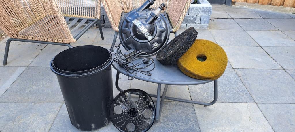 Vijverfilter Velda VEX 3000 en watervalbak met pomp, Ophalen, Gebruikt, Vijverfilter