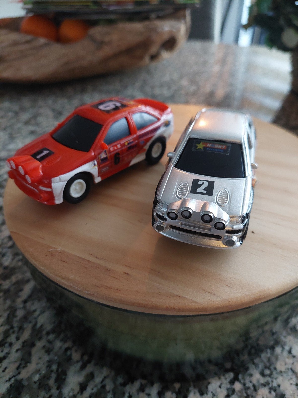 2 FORD ESCORT RALLYE RACEAUTO'S, Ophalen of Verzenden, Zo goed als nieuw, Elektrisch, Overige merken