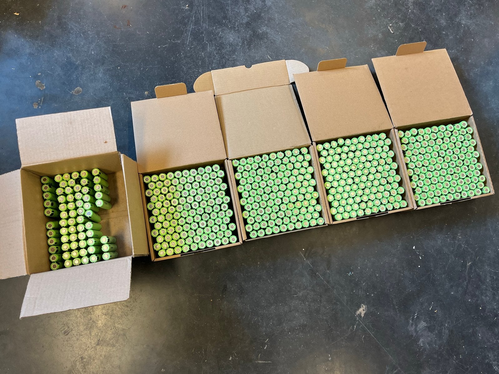 480x geteste Panasonic NCR18650PF 2900mAh Li-ion Batterijen, Ophalen, Gebruikt, Oplaadbaar