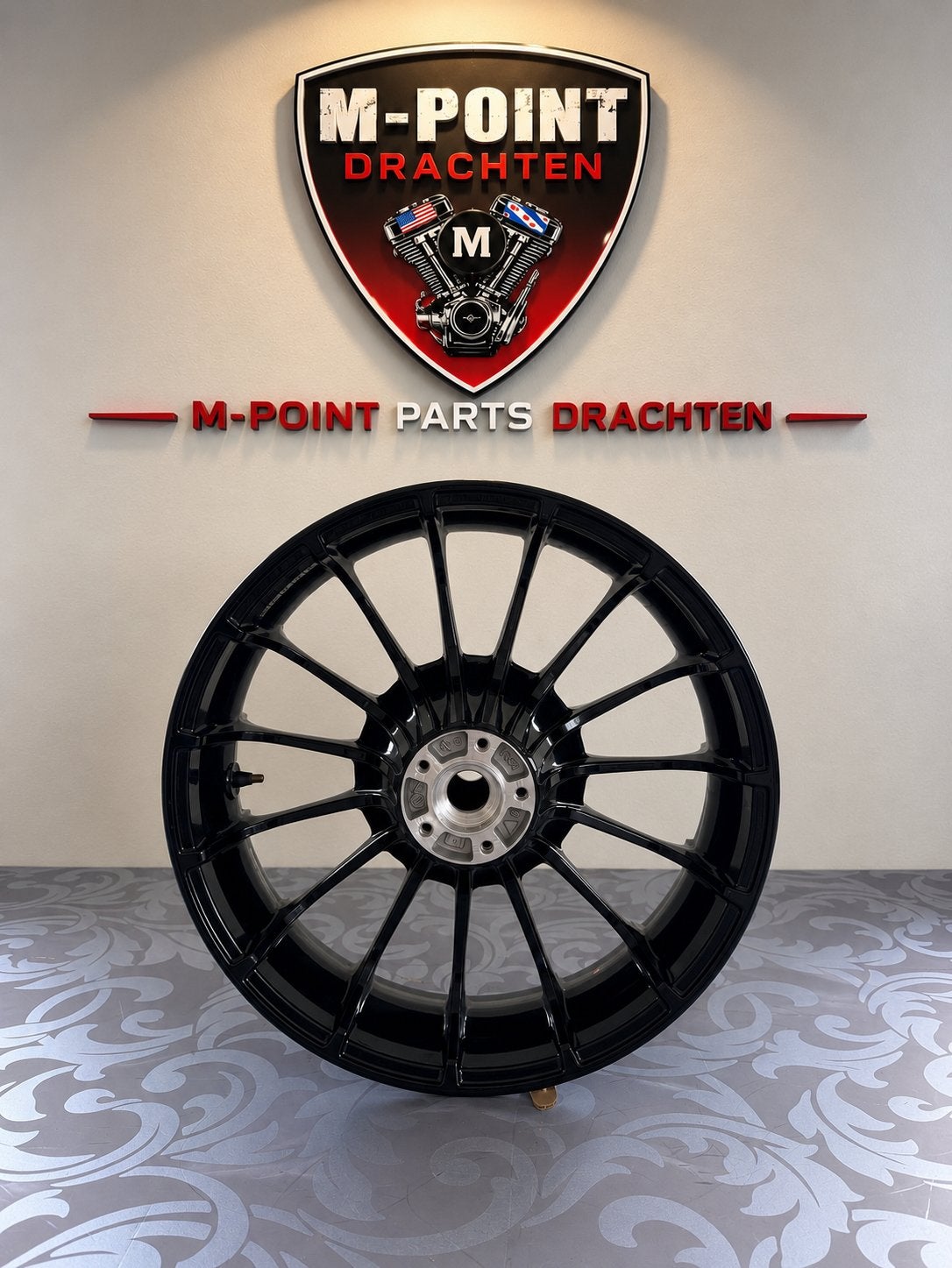 Harley Davidson Street Glide 18 inch turbine Velg Zwart, Ophalen of Verzenden, Gebruikt