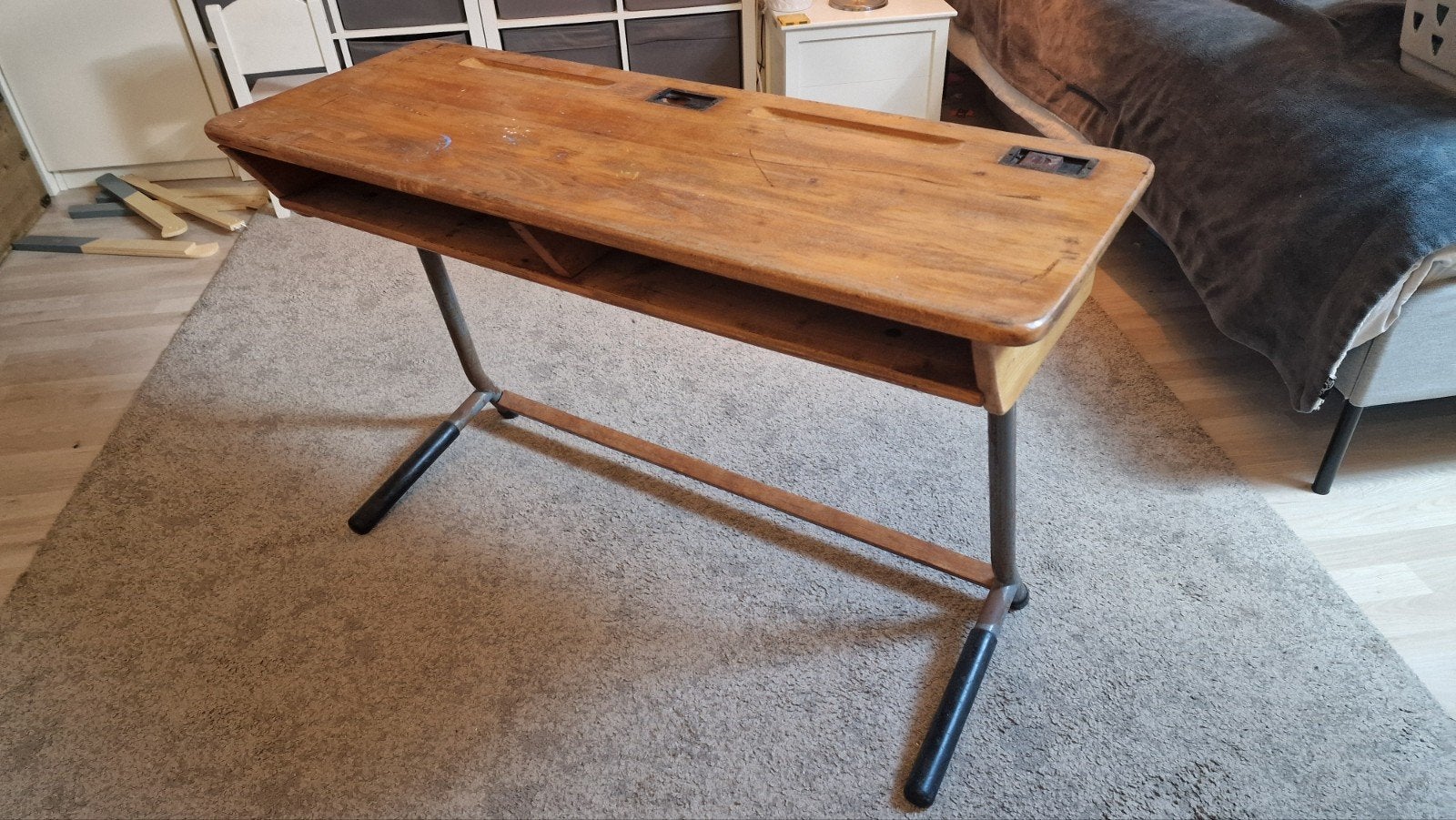 Vintage Kinder Bureau / Schoolbank Jaren '50/'60, Ophalen