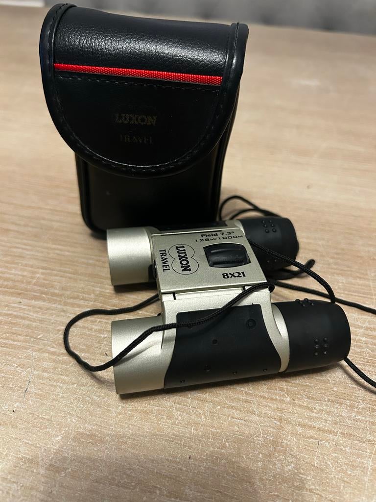 Luxon Travel 8x21 verrekijker met hoes, Overige typen, Ophalen of Verzenden, Zo goed als nieuw, 8 tot 12x