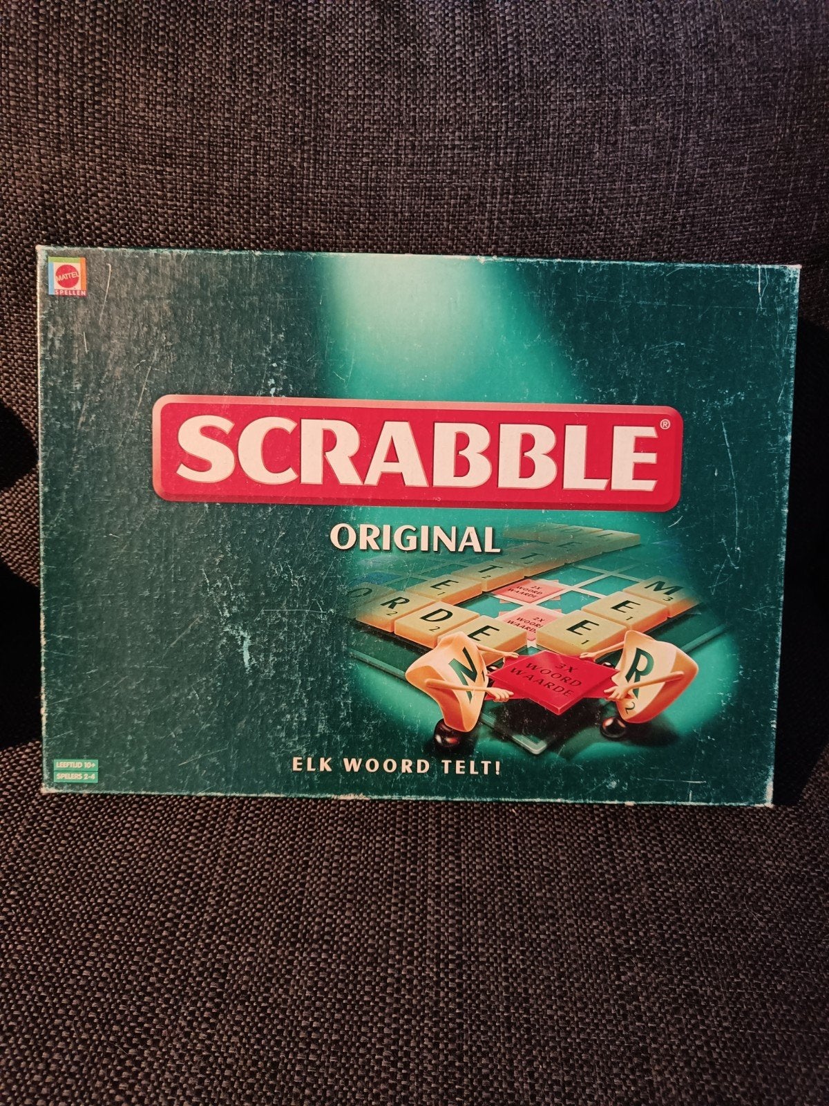 Scrabble Original Bordspel - Compleet en Goede Staat, Drie of vier spelers, Ophalen of Verzenden, Gebruikt, Mattel